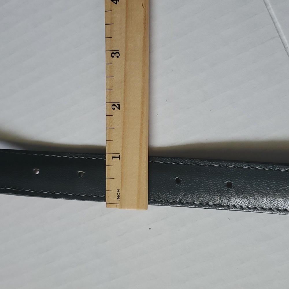 Snakeskin Genuine Leather Belt  sz 38 - Picture 8 of 13